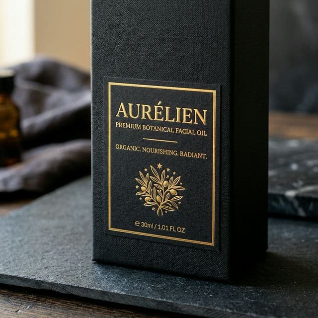Luxury Gold Foiled Labels
